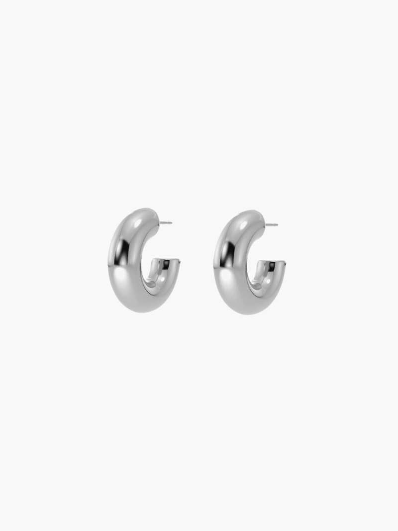 Blanca™ - Aros gruesos elegantes con diseño moderno y sofisticado