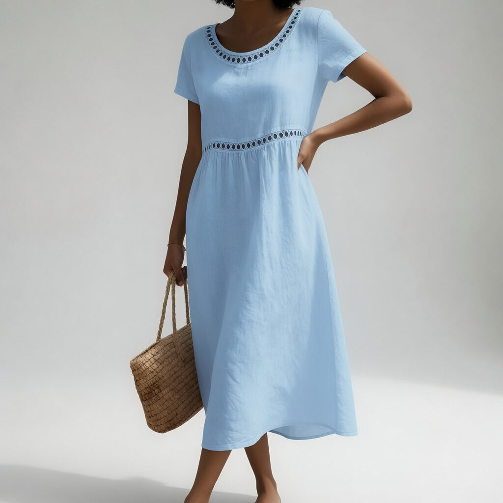 Lucia™ | Vestido con Bordado Artesanal