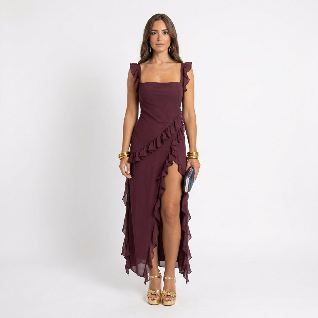Vestido Cia™ | Vestido con volantes y encanto