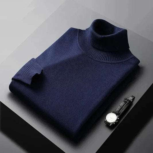 Jersey de cuello alto de cachemira Monte Carlo