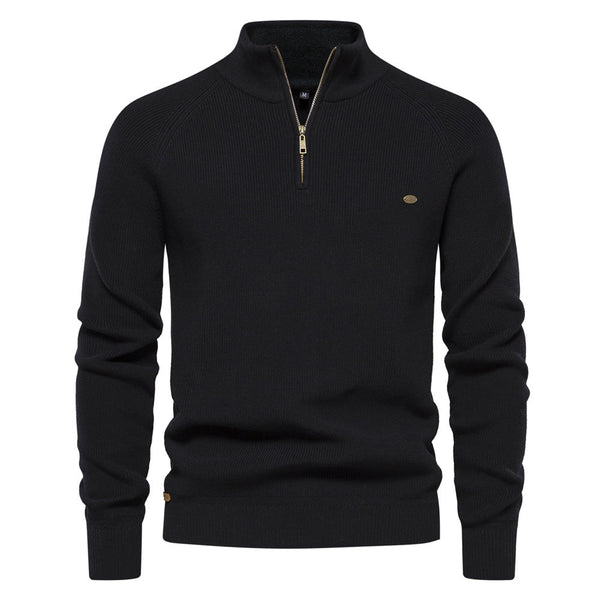 Jersey de lujo con cremallera