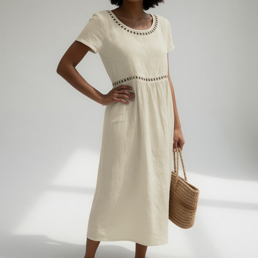 Lucia™ | Vestido con Bordado Artesanal