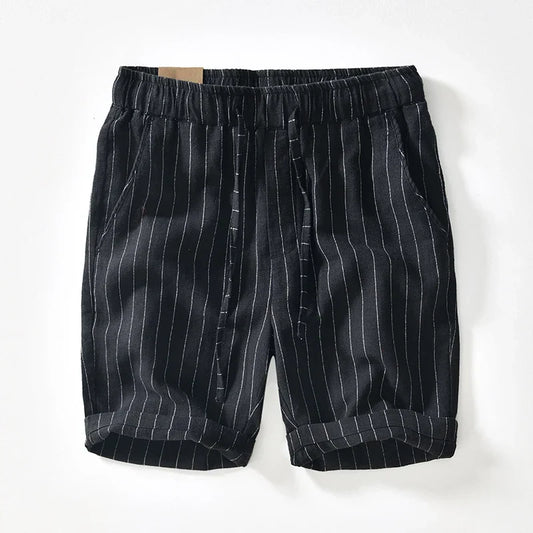 Gabriel™ - Bermudas blancas a rayas con estilo premium y fresco