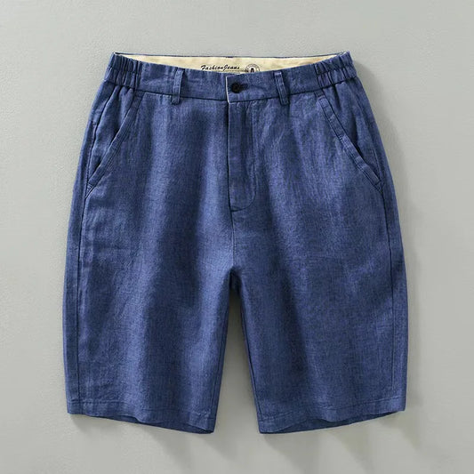 Ricardo™ - Shorts masculinos celestes con ajuste cómodo