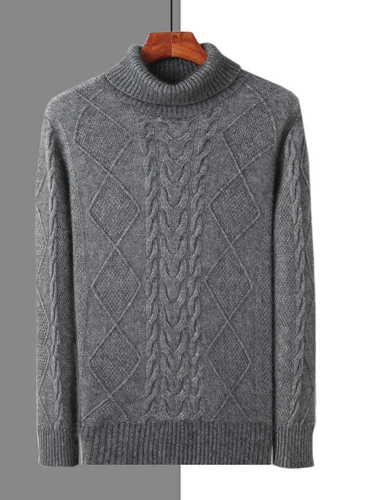 Jersey de cachemira con un elegante estampado