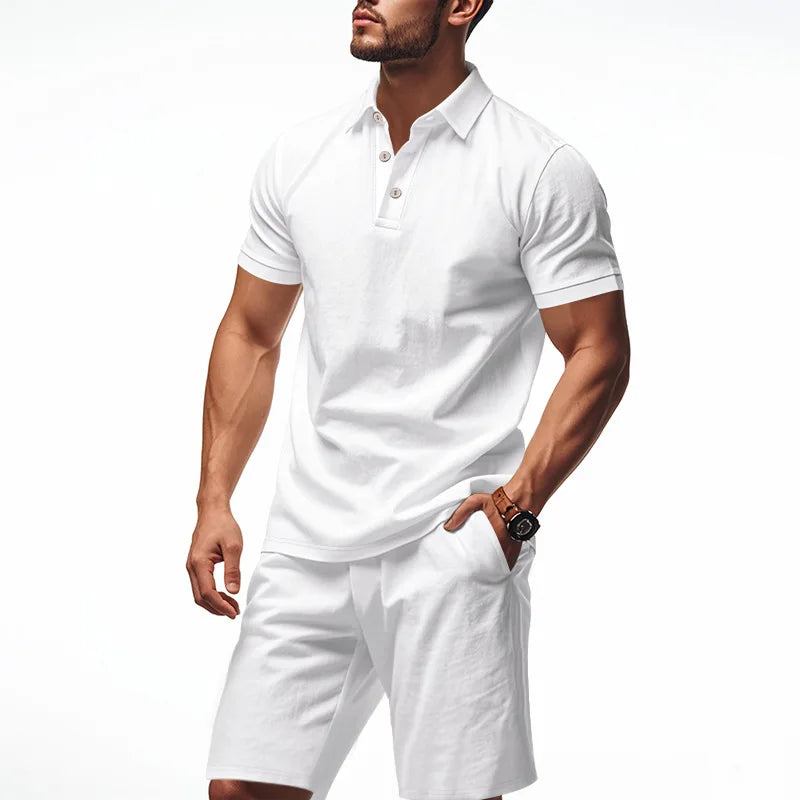 Elegante conjunto de algodón