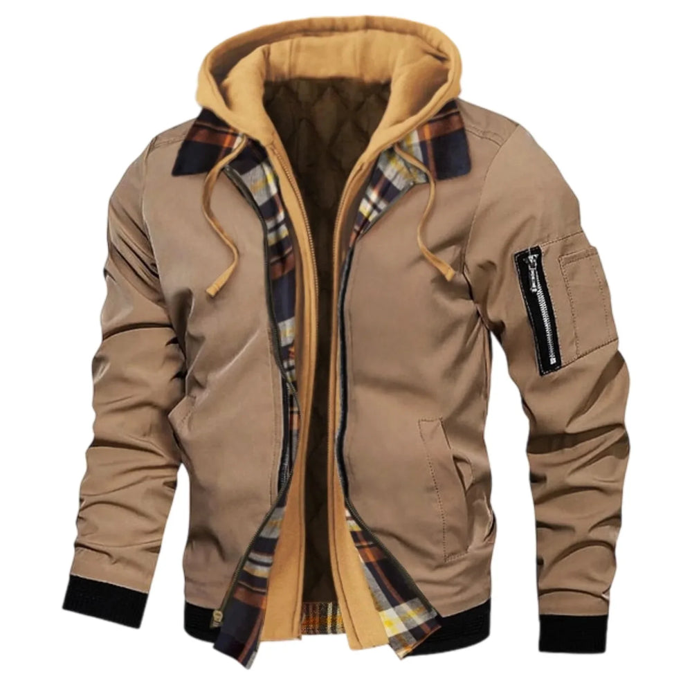 Chaqueta informal con capucha