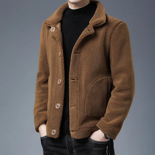 Chaqueta de felpa con forro de lana