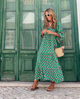 Verde y rosa