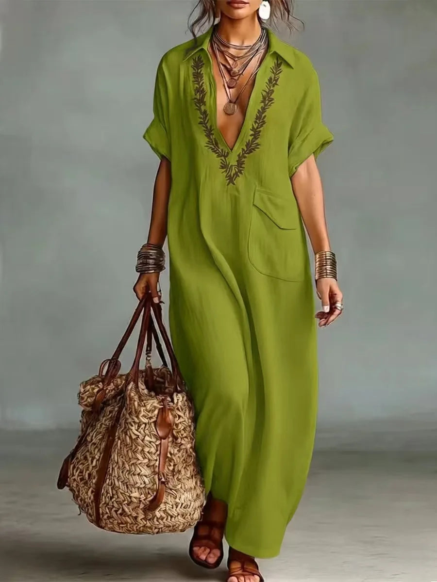 Vestido Marta™ | Maxi Bohemio con Estampado Floral