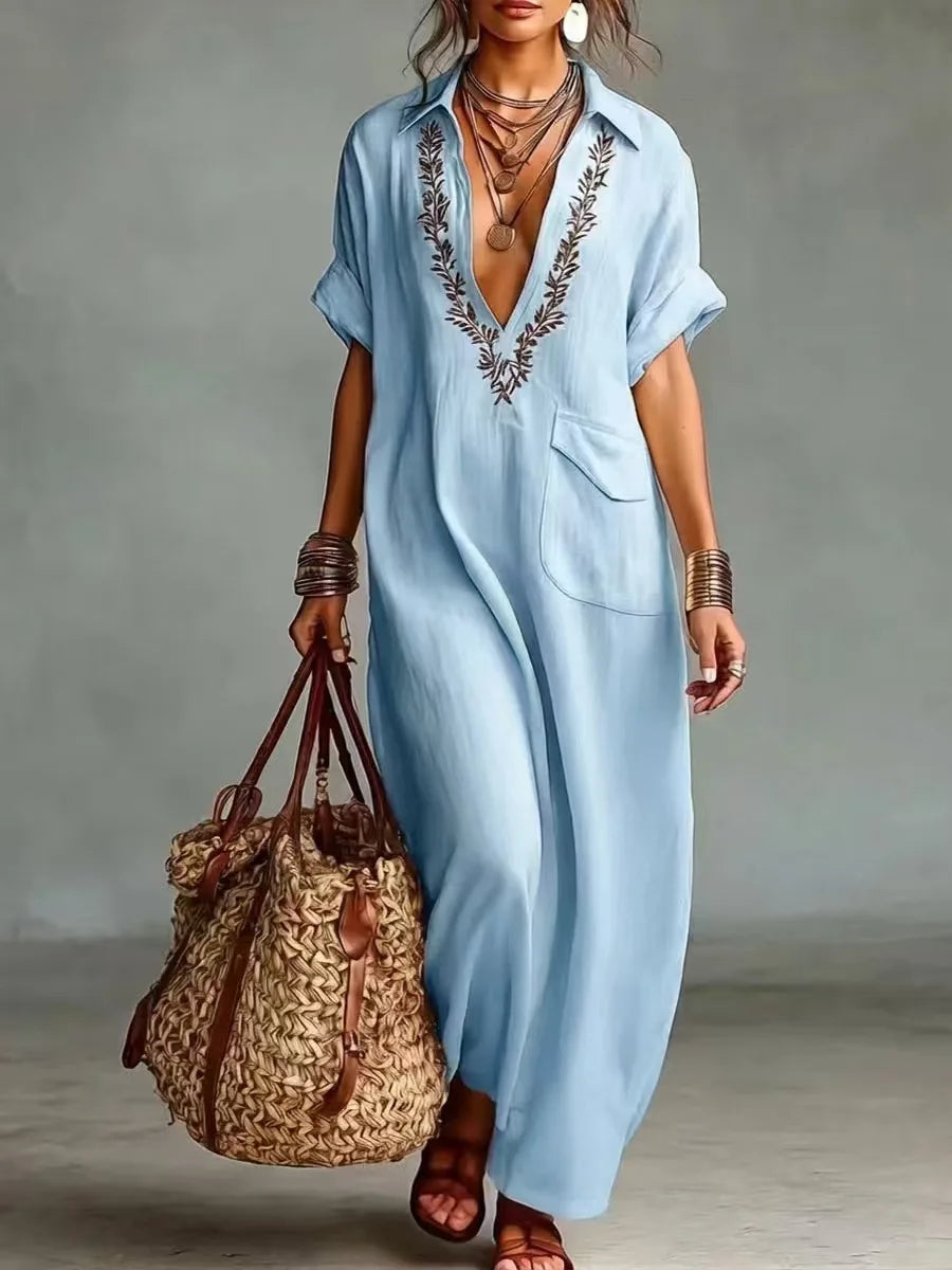 Vestido Marta™ | Maxi Bohemio con Estampado Floral