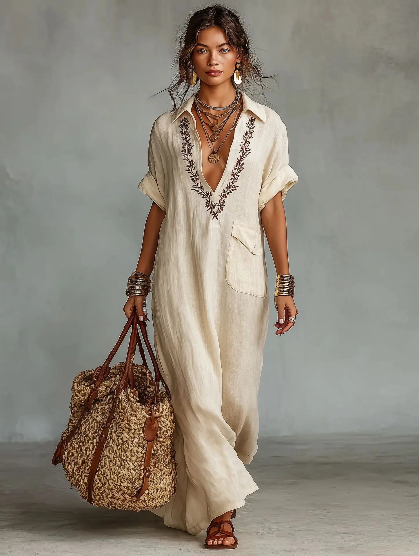 Vestido Marta™ | Maxi Bohemio con Estampado Floral