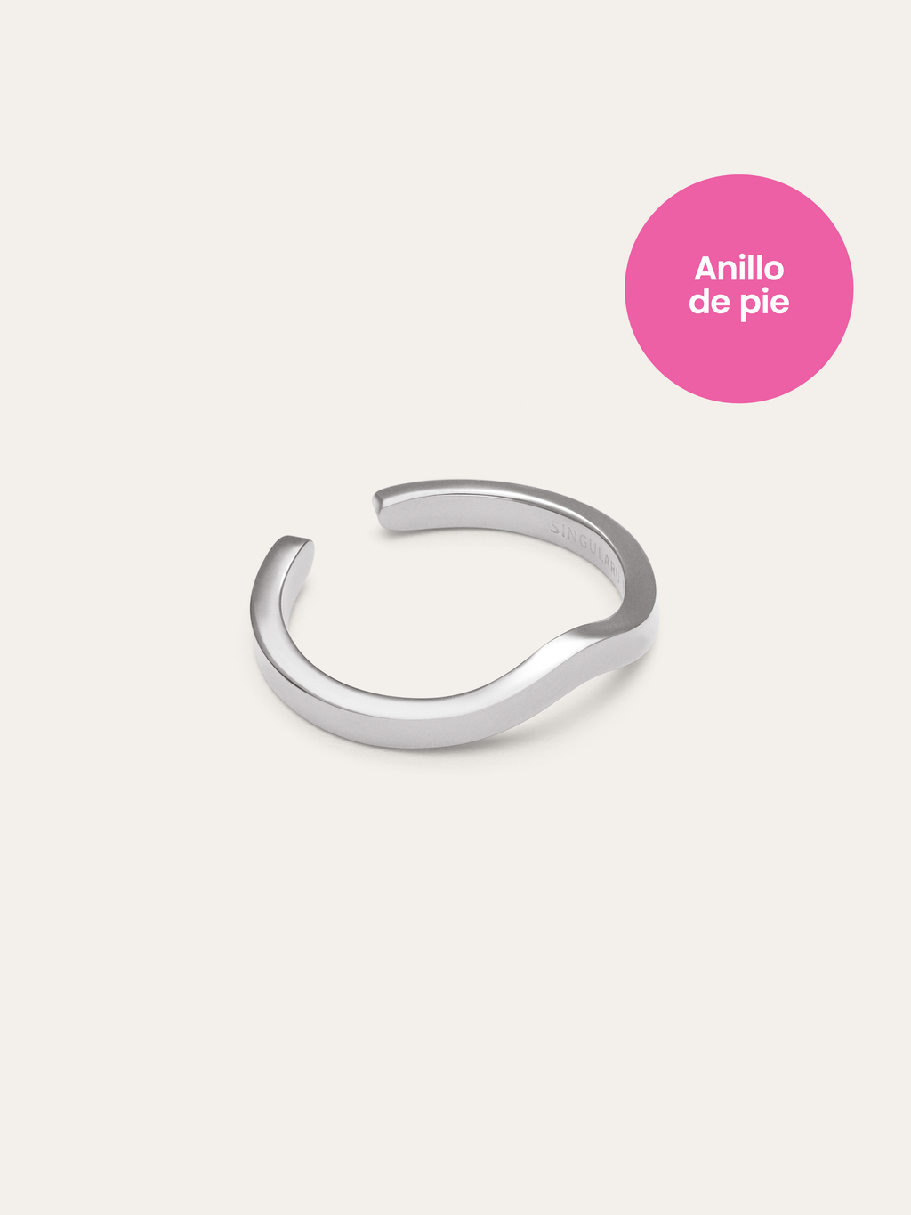 Anillo Pie Peak Acero