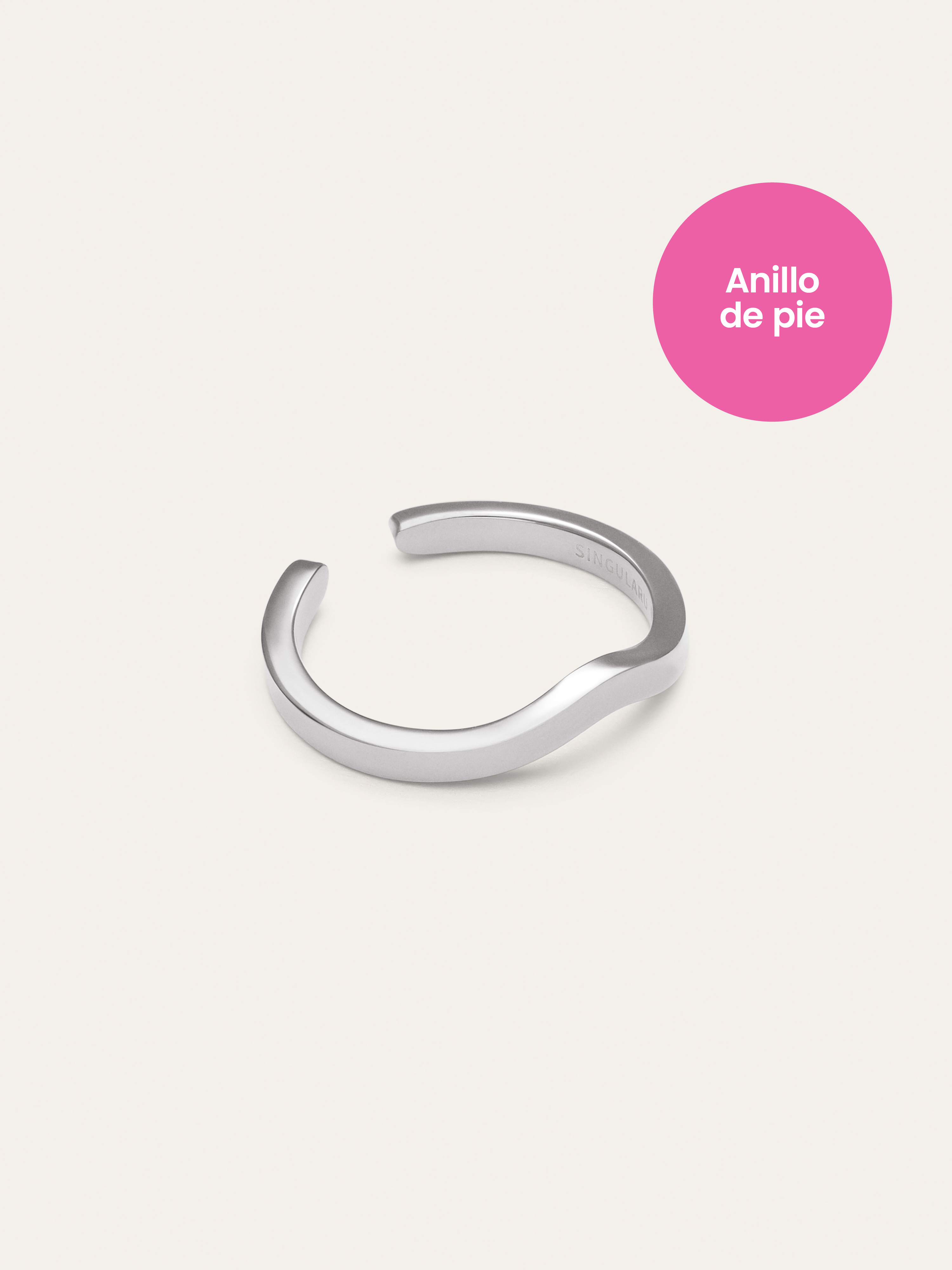 Anillo Pie Peak Acero
