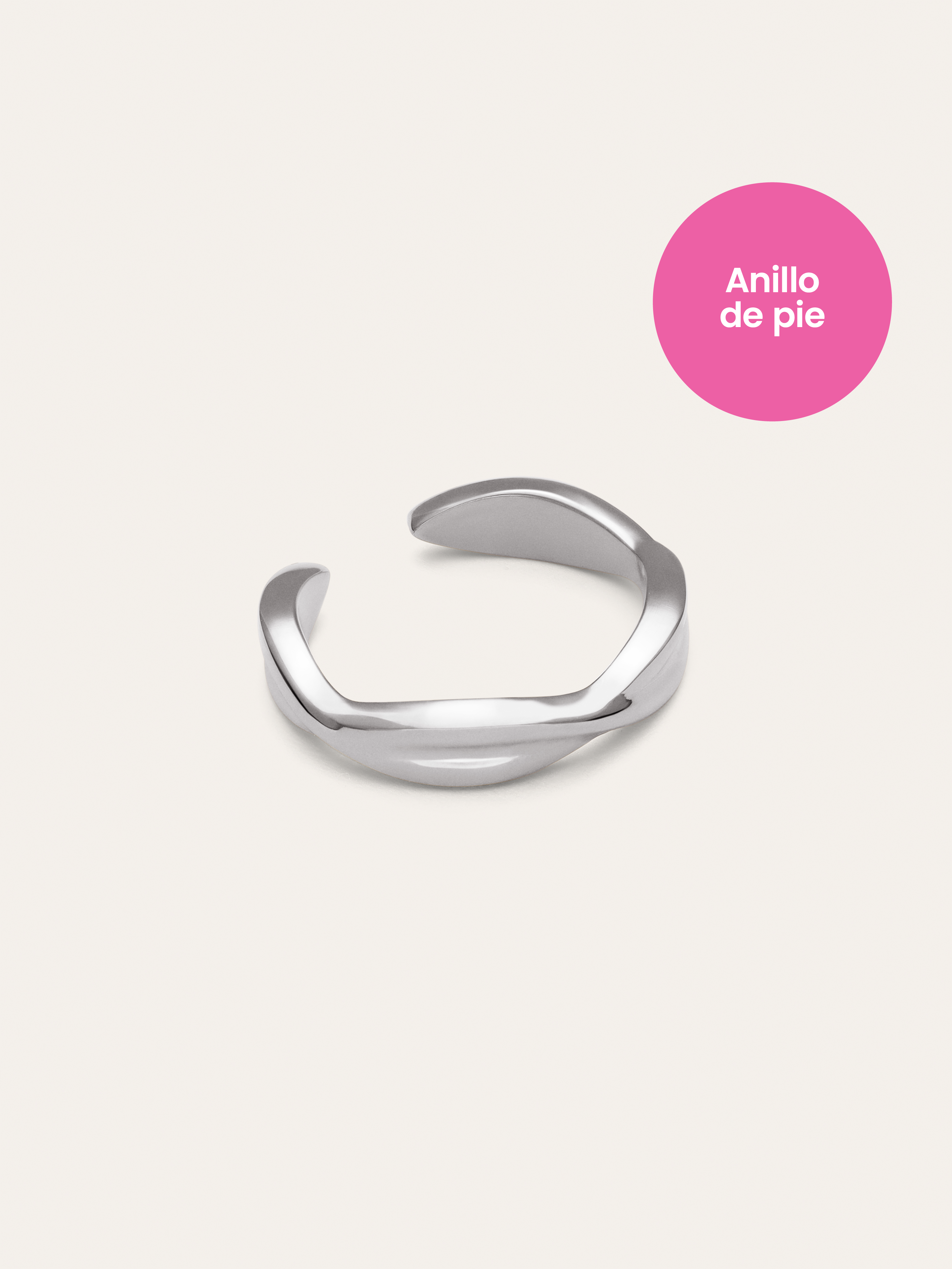 Anillo Pie Infinite Acero