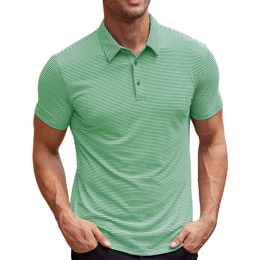 Vicente™ - Polo de Rayas Refinado