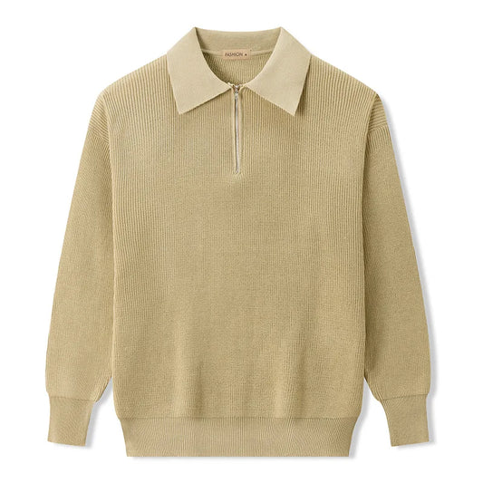 Elegante jersey con cremallera