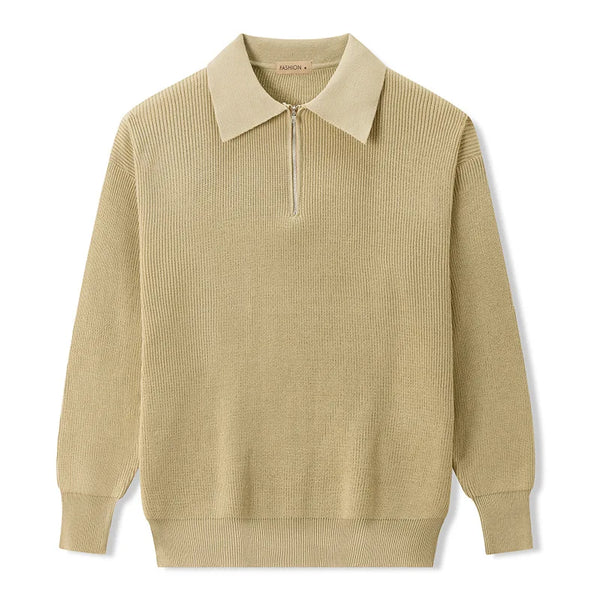 Elegante jersey con cremallera