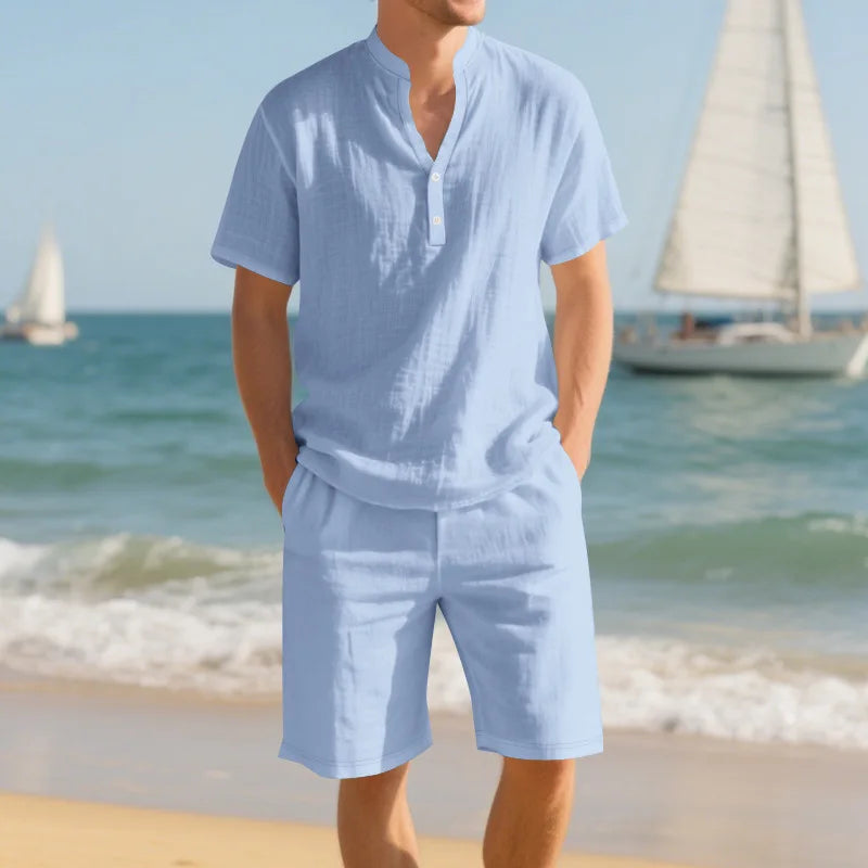 Conjunto informal de lino