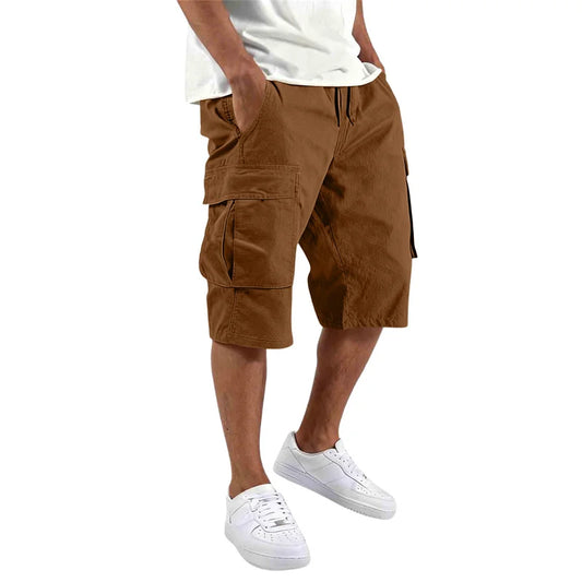 Pantalones cortos elegantes con múltiples bolsillos