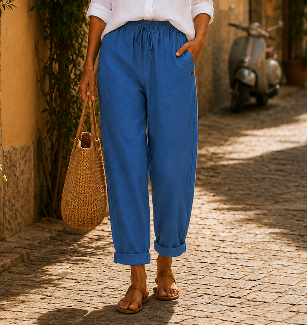 Rosa™ | Pantalones Ligeros de Lino