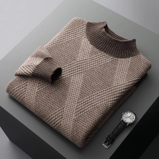 Jersey de cachemira de cuello alto «Cuzco»