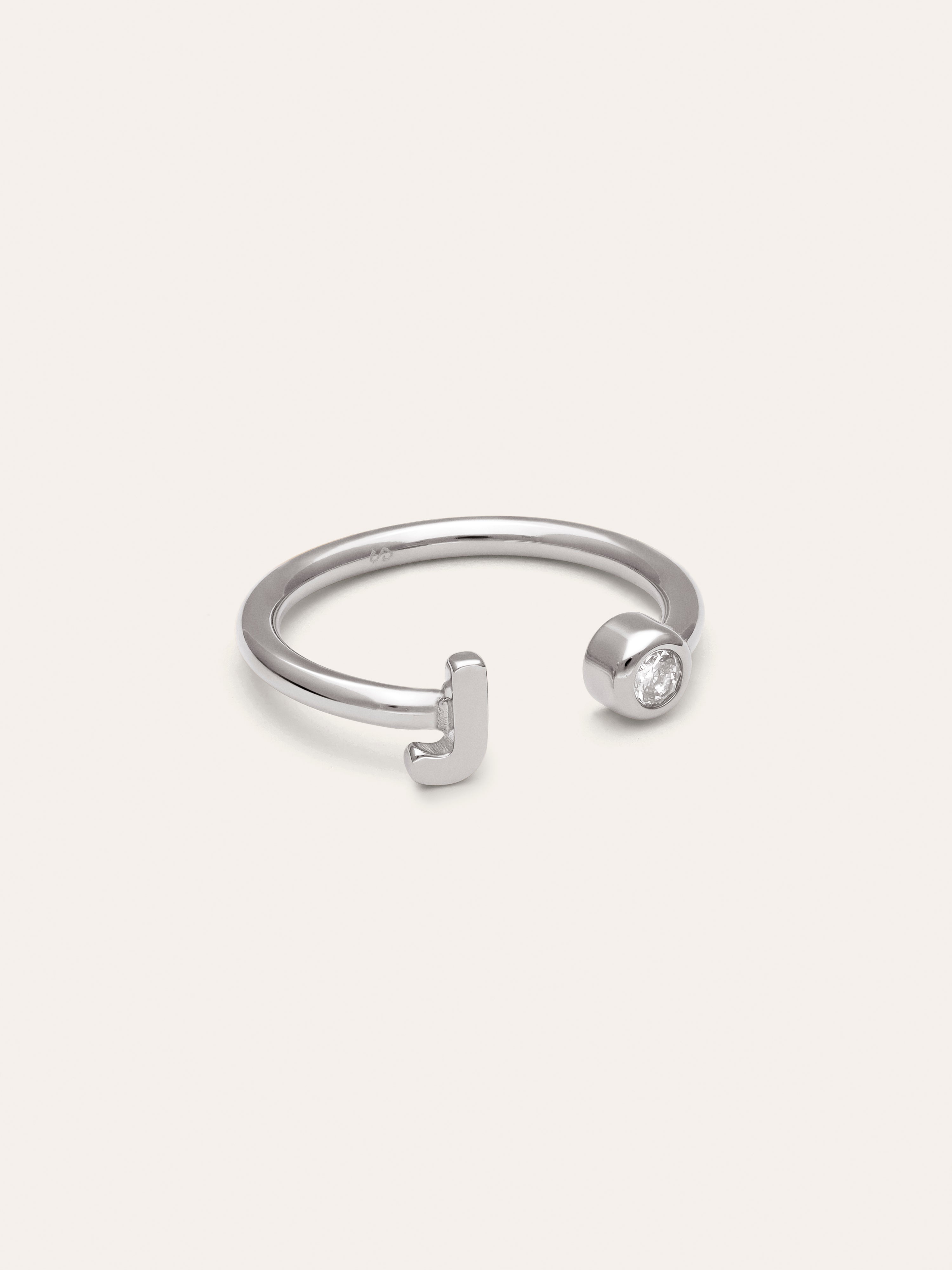 Anillo Personalizado Letter Spark Acero