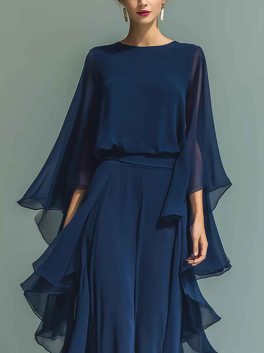 Conjunto Aurora™ | Elegante con volantes fluidos