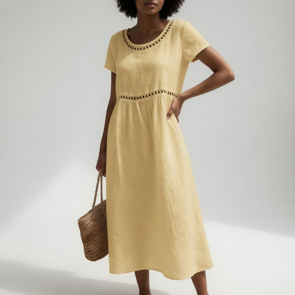 Lucia™ | Vestido con Bordado Artesanal