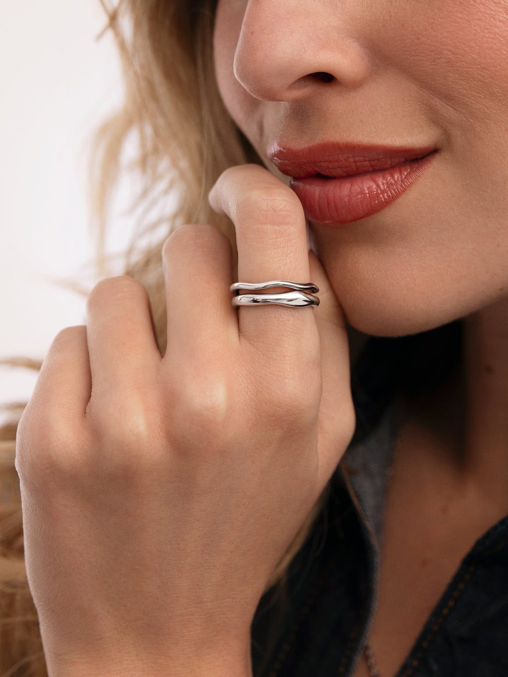Pack 2 Anillos Nea Acero