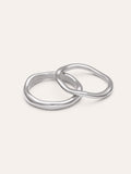 Pack 2 Anillos Nea Acero