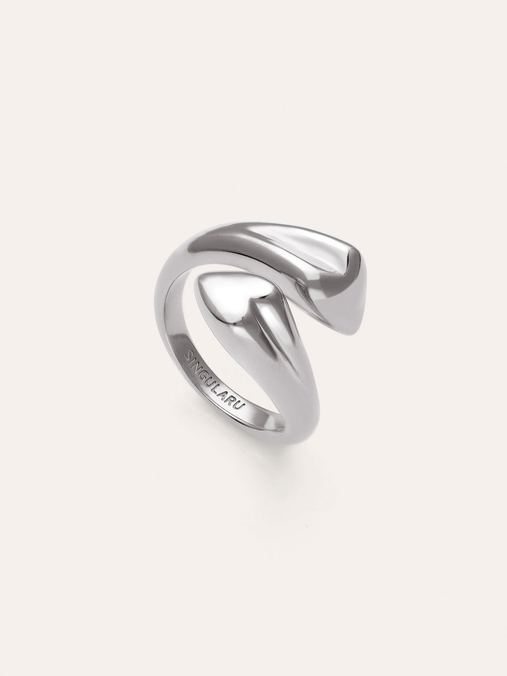 Anillo Abbraccio Amour Acero