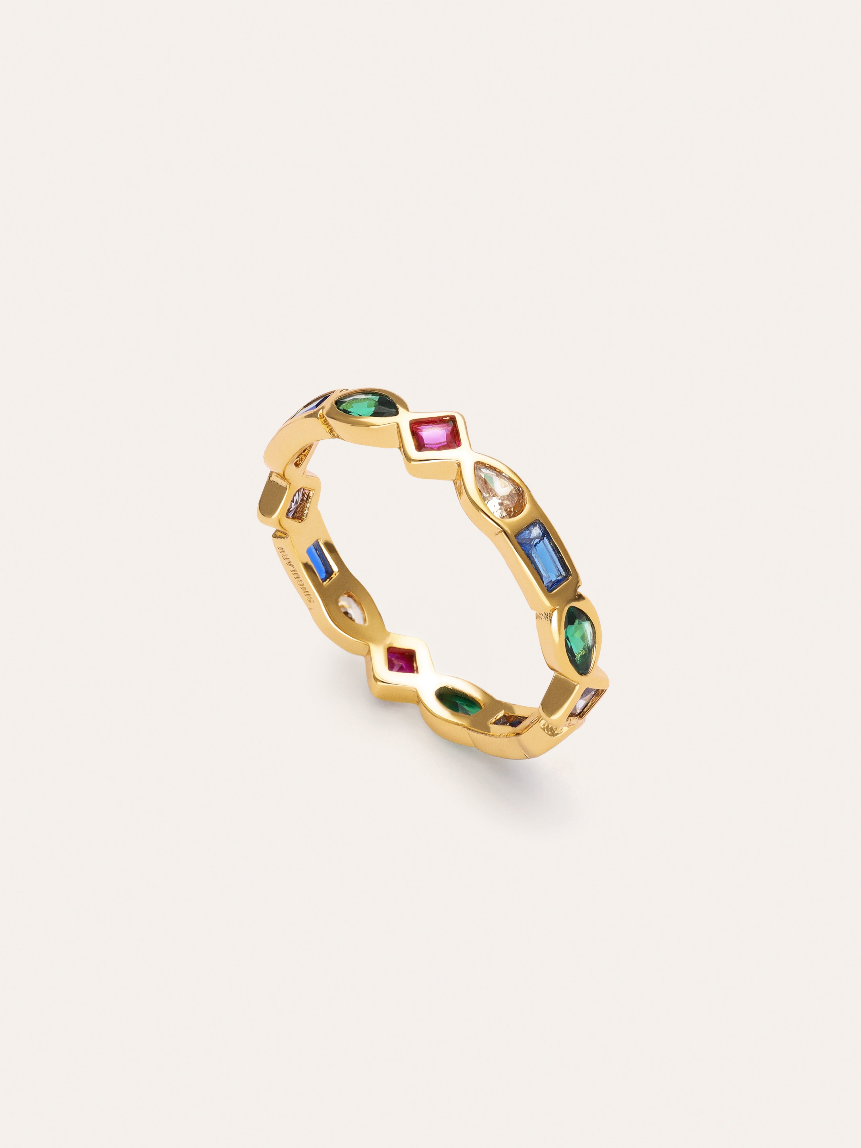 Anillo Cascade Baño Oro