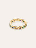 Anillo Cascade Baño Oro