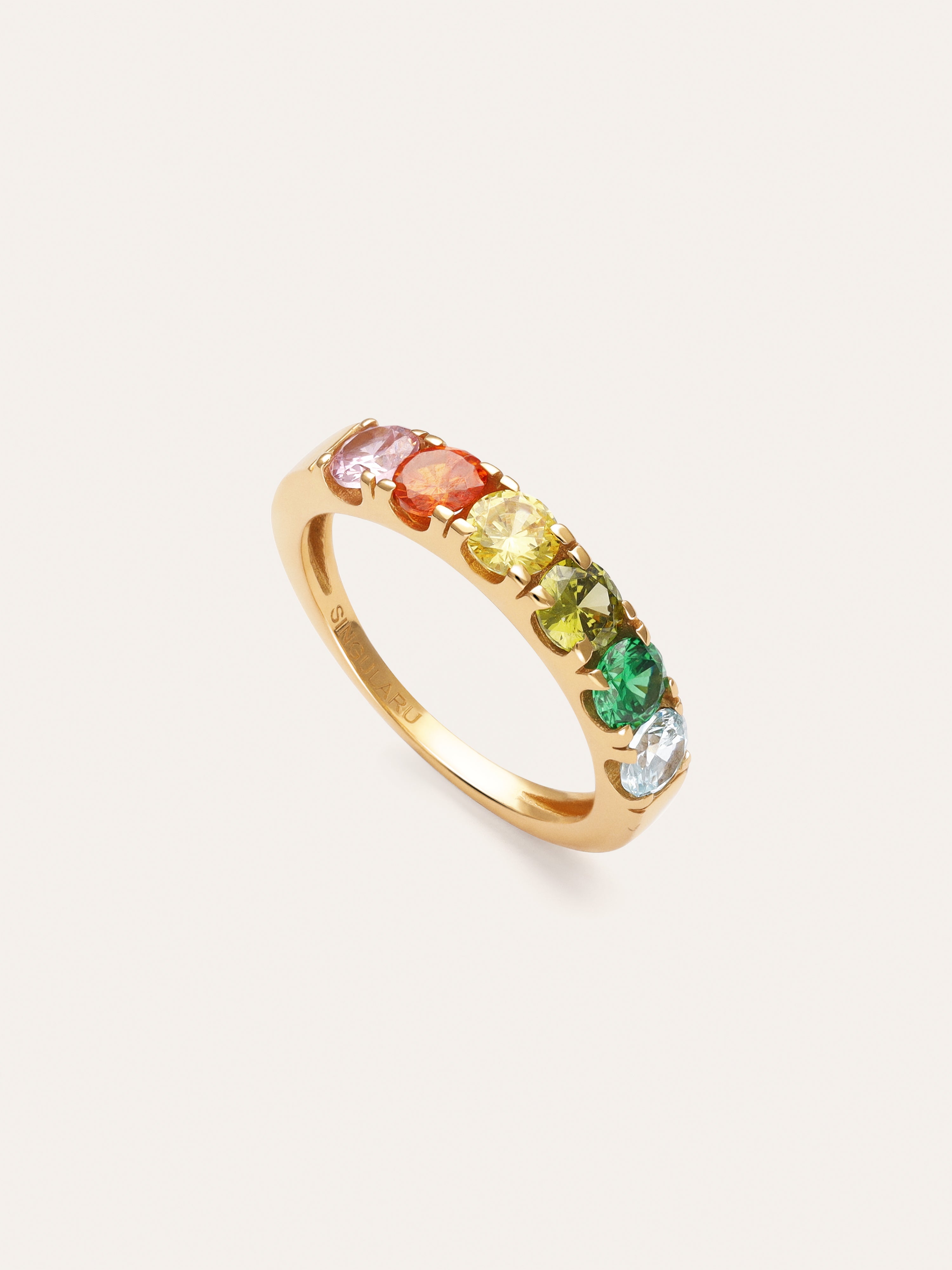 Anillo Colorway Baño Oro