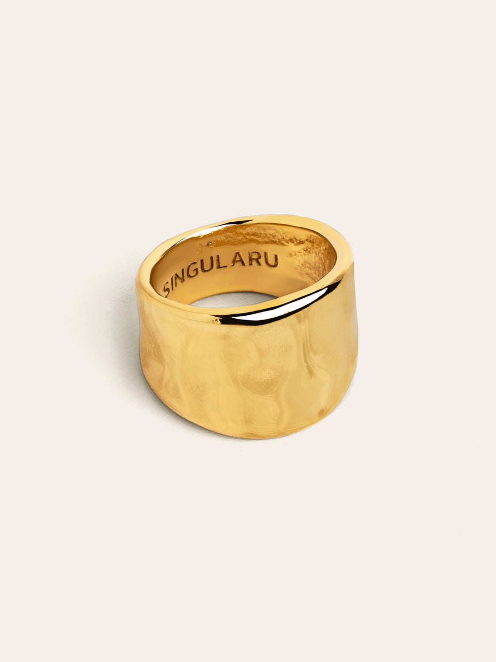 Anillo My Ocean Acero Baño Oro