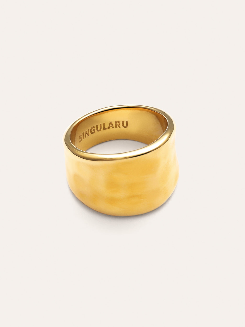 Anillo My Ocean Acero Baño Oro