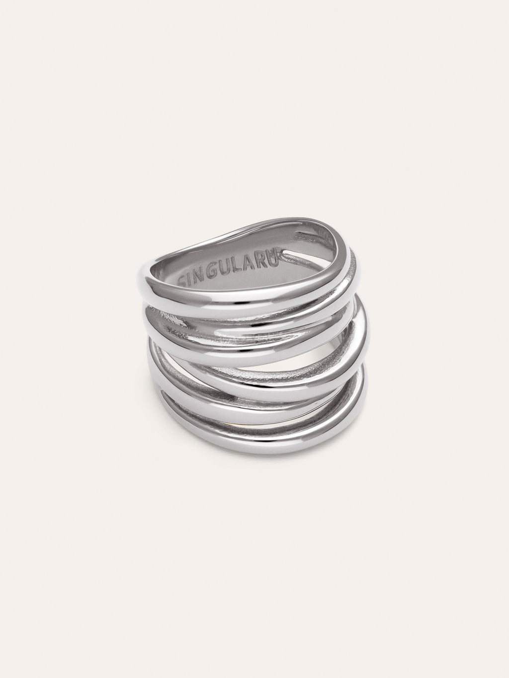 Anillo Ondina Acero
