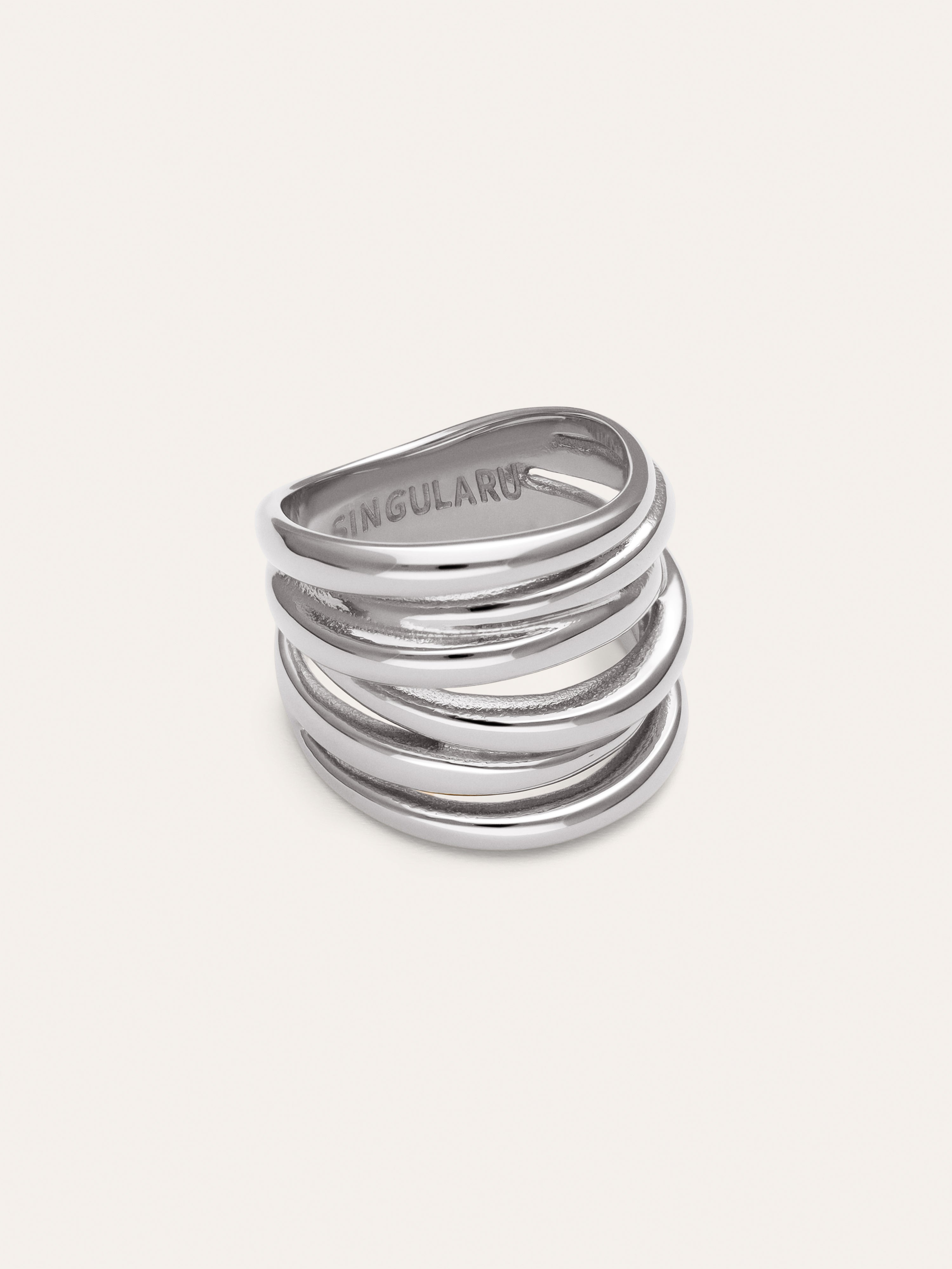 Anillo Ondina Acero