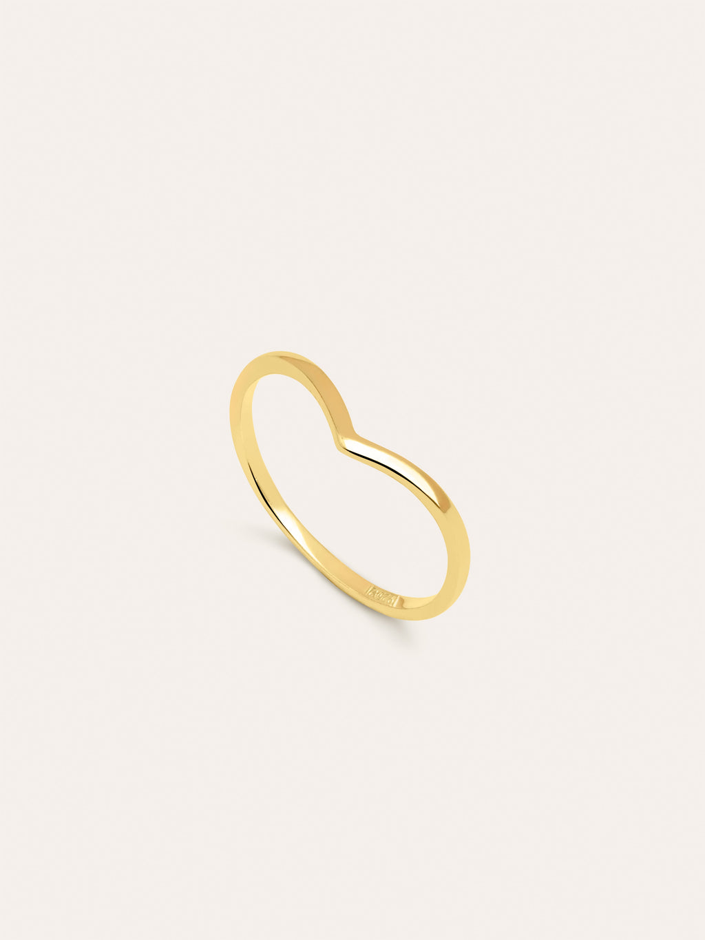 Anillo Peak Plata Baño Oro