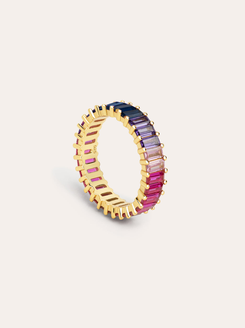 Anillo Sia Berries Plata Baño Oro