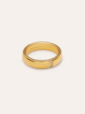 Anillo Starla Sparks Acero Baño Oro
