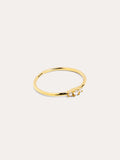 Anillo Trini Spark Plata Baño Oro