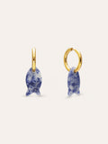 Pendientes Aro Carmen True Pez Acero Baño Oro