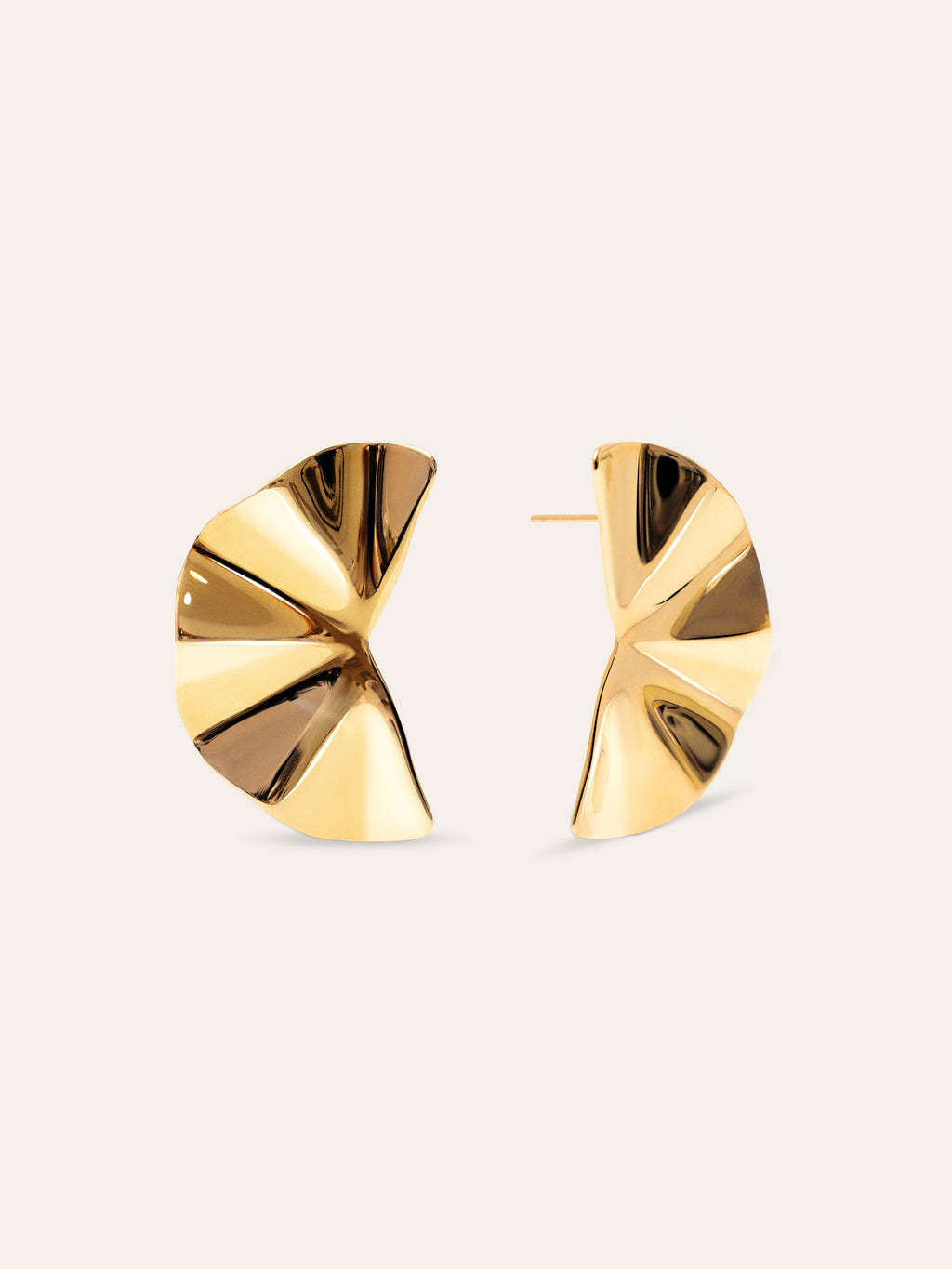 Pendientes Amara Acero Baño Oro