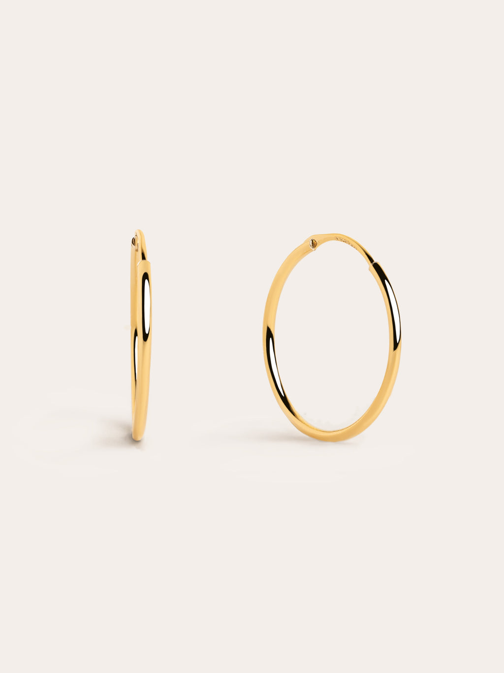 Pendientes Aro Ana M Plata Baño Oro