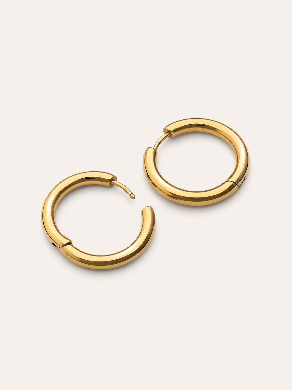 Pendientes Aro Carmen M Acero Baño Oro