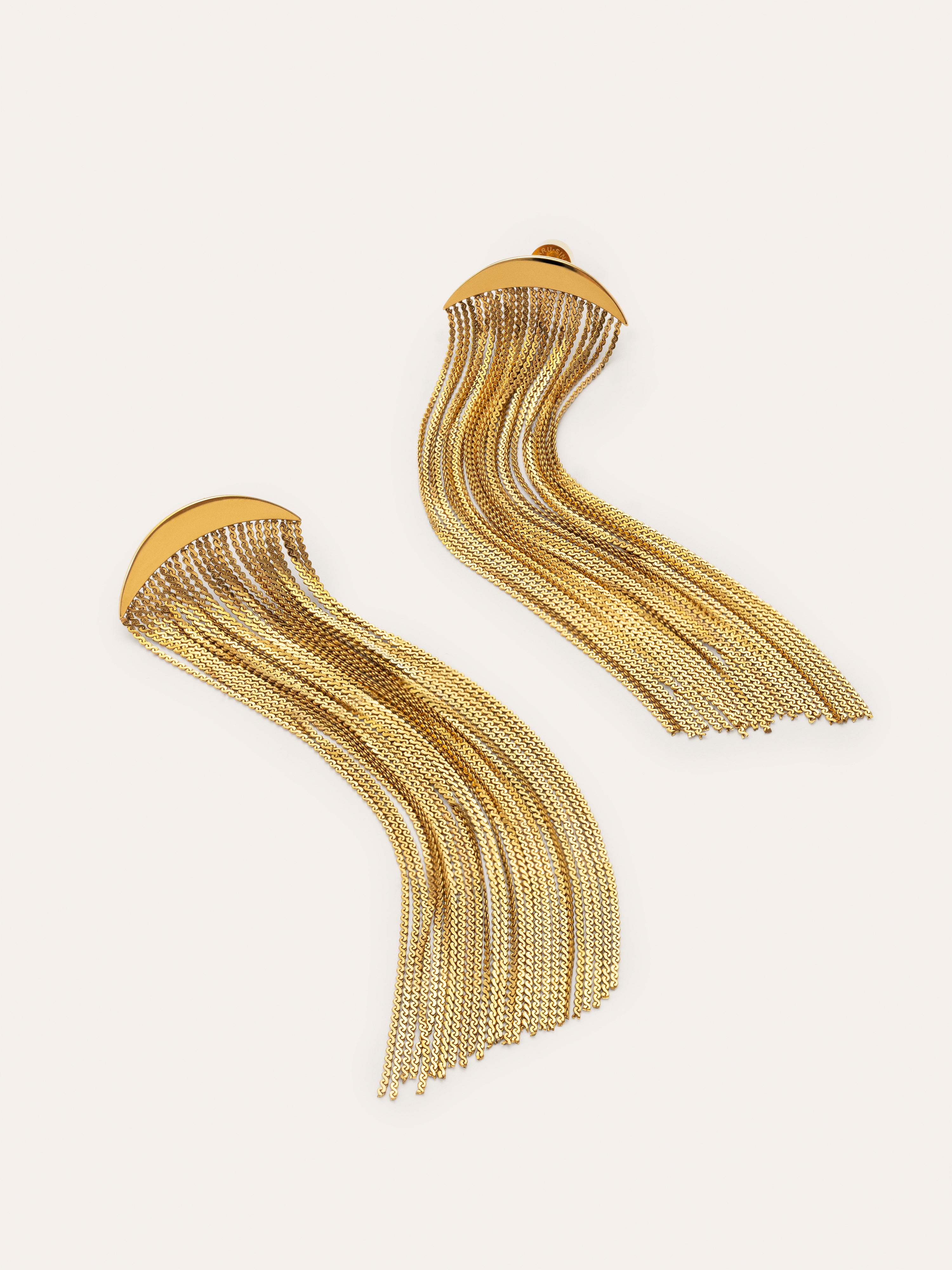 Pendientes Cleopatra Acero Baño Oro