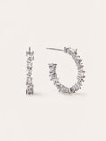 Pendientes Aro Estellar White