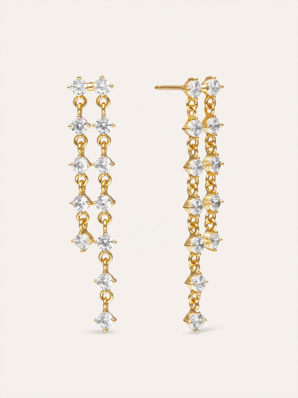 Pendientes Long Scarlett Baño Oro